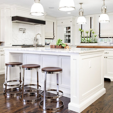 Breaking Beautiful White Kitchen