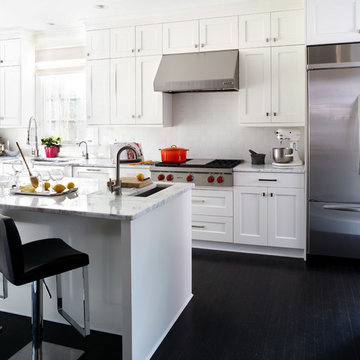 Bright, Airy Transitional Kitchen