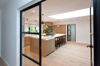 Photo of a contemporary kitchen in Hampshire.