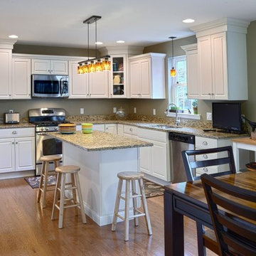 Bright Kitchen with White Cabinets