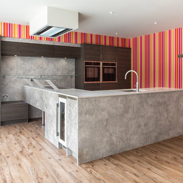 Bright Modern Kitchen Design for New Build in Lyndhurst