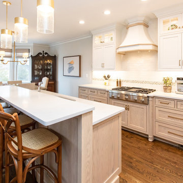 Bright Transitional Kitchen in Cohasset