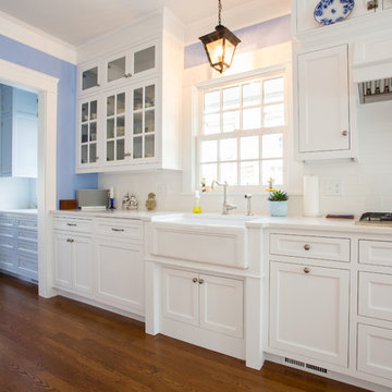 Bright white kitchen with custom everything!