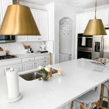 Bright White Modern Kitchen