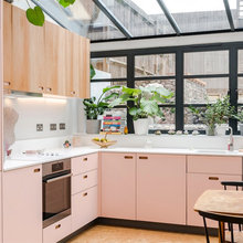 16 Rose-tinted Ideas for a Cool Pink Kitchen