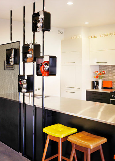 Midcentury Kitchen by Koush Design