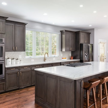 Bronze and Brown Transitional Kitchen