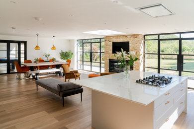 Photo of a modern kitchen in Hertfordshire.