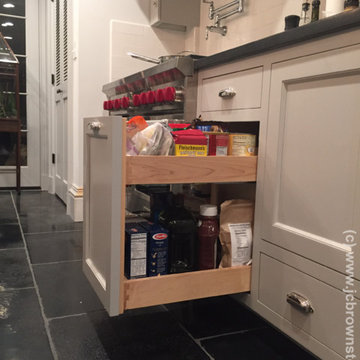 Brownstone Kitchen Renovation - Can Storage