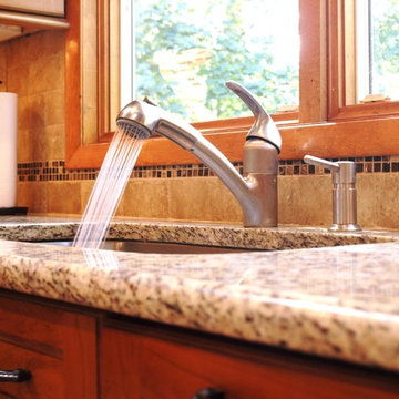 Brushed Chrome Kitchen Faucet