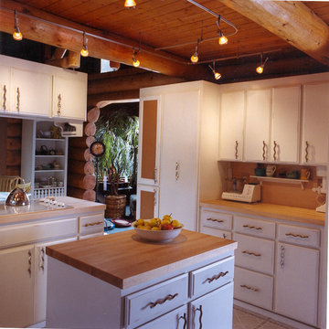 Buckley kitchen remodel in log home