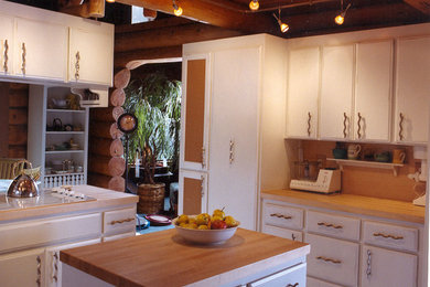 Buckley kitchen remodel in log home