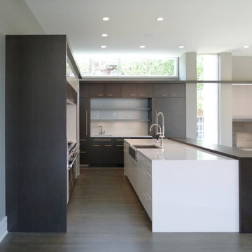 Bucktown Warm Contemporary Kitchen