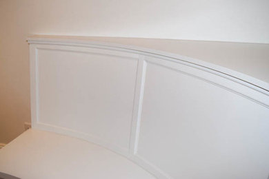 Built-in Curved Bench