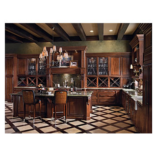 Built-In Wine Racks - Traditional - Kitchen - Detroit - by Kurtis ...
