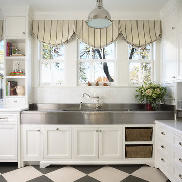 Bulter's Pantry with German Silver Sink