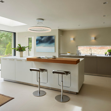 bulthaup b3 Kitchen and Family Dining Space