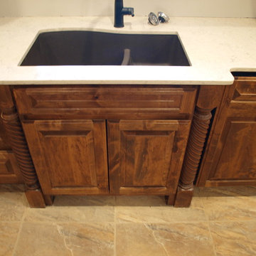 Bump Out Sink with Integrated Turning