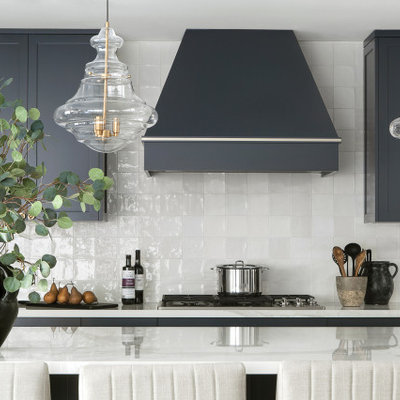 Kitchen - transitional kitchen idea in New York