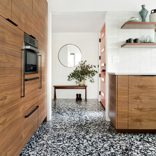 75 Beautiful Mid-Century Modern Terrazzo Floor Kitchen Pictures & Ideas