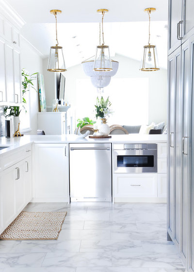 Transitional Kitchen by The Spotted Frog Designs