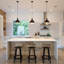 open concept kitchen lighting
