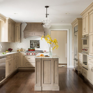 Butternut Traditional Painted Island Kitchen Remodel