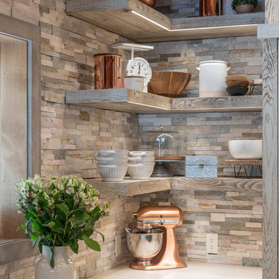 Kitchen - rustic kitchen idea in Salt Lake City