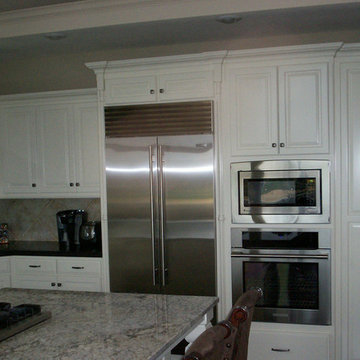Cabinet Reface and New Custom Kitchen Island - Overland Park, KS