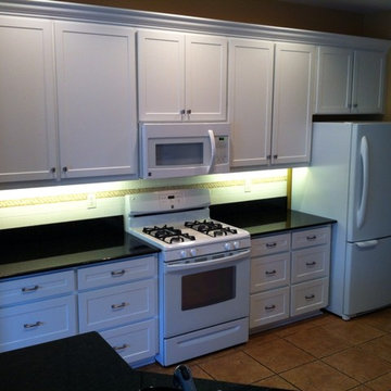 Cabinet Refacing Done in Snow White