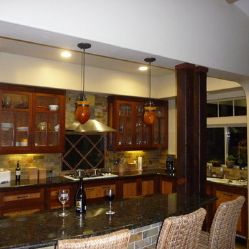 Cabinetry of Bamboo and Ipe Hardwood