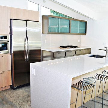 Cabinetry: PalmSprings Mid Century Alexander Kitchen