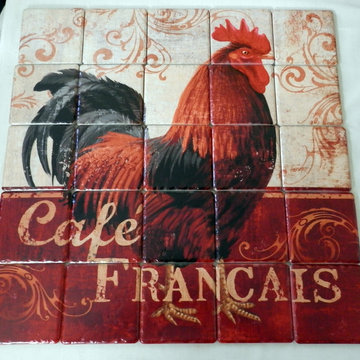 Cafe Francais - Tile Mural