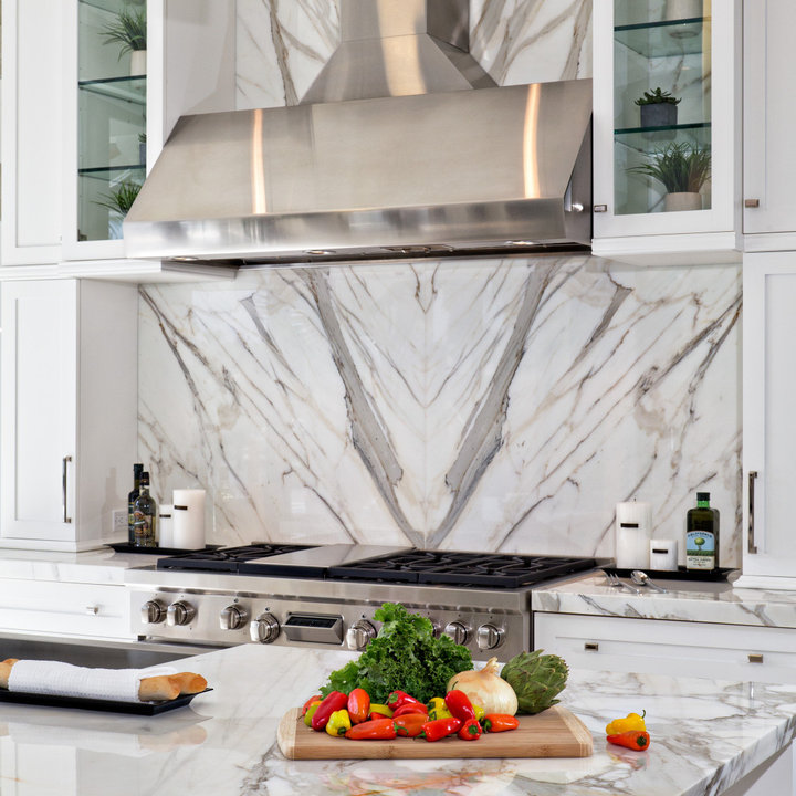 Calacatta Marble Kitchen Countertop - Photos & Ideas | Houzz