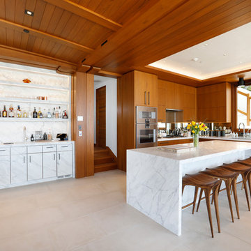 California Coastal, Mid-Century Modern Home Build in Laguna