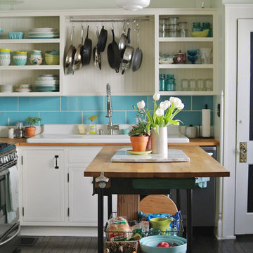 Calm Cool Kitchen Makeover