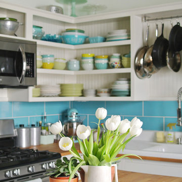 Calm Cool Kitchen Makeover
