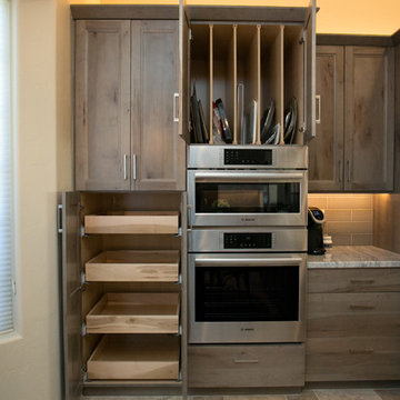 Calming Neutral Gray Kitchen