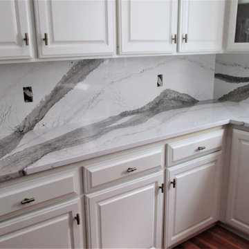Cambria Counters and Full Height Backsplash