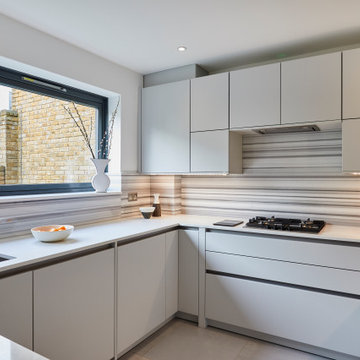 Camden Mews Kitchen and cloakroom