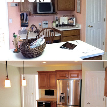 Canton Michigan Before And After Kitchen Transformation