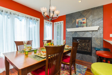 Photo of a traditional dining room in Minneapolis.