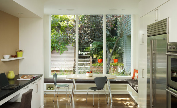 Transitional Kitchen by Cary Bernstein Architect