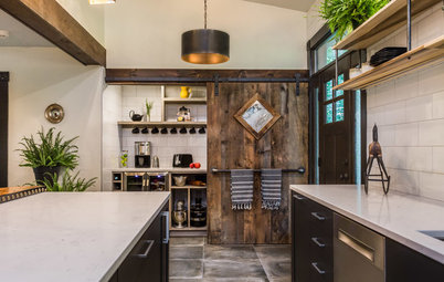 Kitchen of the Week: Industrial Style Warmed Up