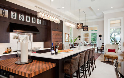 Kitchen of the Week: Bling Brightens a Luxe Florida Kitchen