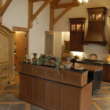 Cathedral Loft Style Kitchen