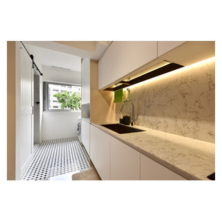 CCK 5 room HDB - Scandinavian - Kitchen - Singapore - by Van Hus Interior  Design Pte Ltd | Houzz