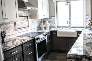 Inspiration for a transitional kitchen remodel in Chicago