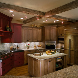 Ceiling beams from barn