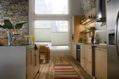 Inspiration for a modern kitchen in Grand Rapids.